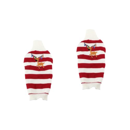 ABOOFAN 2St Hundekostüme für Haustiere Hund Rollkragen Hund Weihnachtspyjama Hund Weihnachten warmes Kostü ädchen-Outfit Weihnachtspullover Kleider Kleidung Hundepullover Winter Mantel ABOOFAN 2St Hundekostüme für Haustiere Hund Rollkragen Hund Weihnachtspyjama Hund Weihnachten warmes Kostü ädchen-Outfit Weihnachtspullover Kleider Kleidung Hundepullover Winter Mantel von ABOOFAN