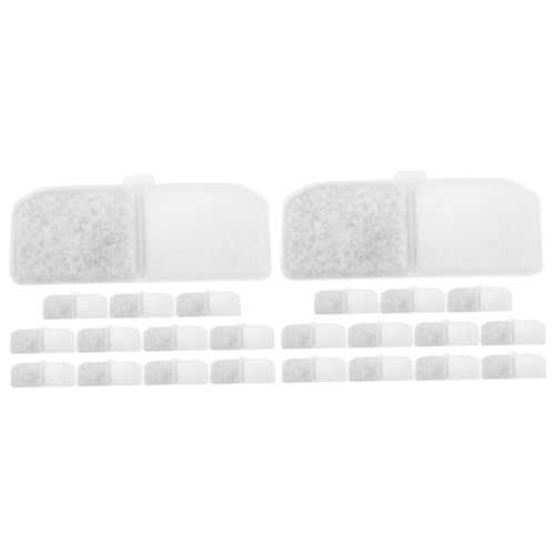ABOOFAN 24 STK Wasserspender Filterwatte Filterschwamm Für Wasserpumpen Wasserspenderfilter Für Hunde Hundebrunnen Für Große Hunde Weiß Wasserzufuhr Ionenaustauscherharz Filtermatte ABOOFAN 24 STK Wasserspender Filterwatte Filterschwamm Für Wasserpumpen Wasserspenderfilter Für Hunde Hundebrunnen Für Große Hunde Weiß Wasserzufuhr Ionenaustauscherharz Filtermatte von ABOOFAN