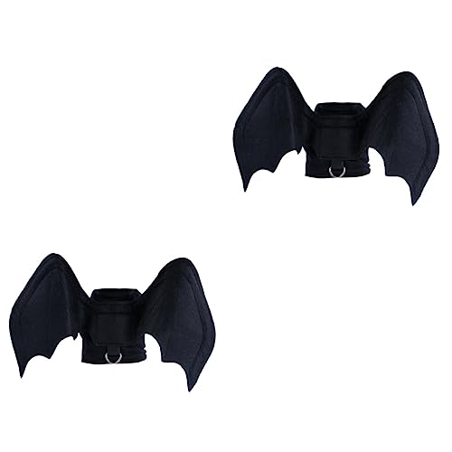 ABOOFAN 2 Stücke Haustier Fledermaus Halloween Kostüm Hund Kleid Filz Flügel Modische Und-nachhaltige Design Für Partys von ABOOFAN