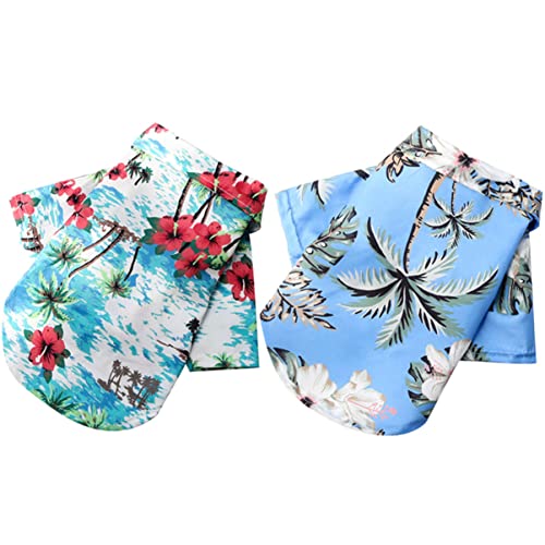 ABOOFAN 2St Haustierhemd Welpen-Outfit Party-Hundekleidung Hawaii-Hemden Sommeroutfits für hawaiische Musterhundehemden Tropische Themahaustier-Shirts Drucken Kleider Schuluniform ABOOFAN 2St Haustierhemd Welpen-Outfit Party-Hundekleidung Hawaii-Hemden Sommeroutfits für hawaiische Musterhundehemden Tropische Themahaustier-Shirts Drucken Kleider Schuluniform von ABOOFAN