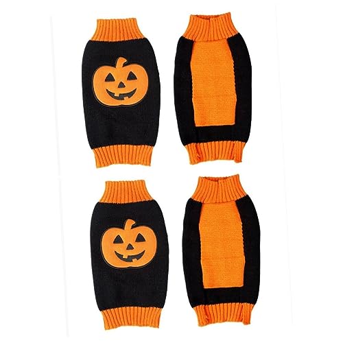 ABOOFAN 2St Kleidung Halloweenkostüm Welpen-Outfits Haustier Pullover lustig Kürbis zur Fahren schmücken ABOOFAN 2St Kleidung Halloweenkostüm Welpen-Outfits Haustier Pullover lustig Kürbis zur Fahren schmücken von ABOOFAN