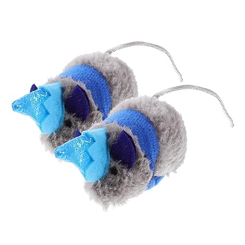 ABOOFAN Interaktives Katzenspielzeug für Den Innenbereich 2er-Pack Weiche und Flauschige Mäuse Zum Kratzen Kauen und Spielen ABOOFAN Interaktives Katzenspielzeug für Den Innenbereich 2er-Pack Weiche und Flauschige Mäuse Zum Kratzen Kauen und Spielen von ABOOFAN
