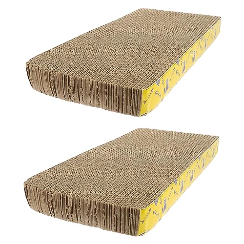 ABOOFAN 2st Kratzbaum Für Katzen Katzenkratzbrett Kratzpads Für Katzen Katzenhaus Aus Pappe Katzenkratzer Aus Pappe Bodenkratzunterlage Karton Beissen Pfotenpolster Für Katzen Wellpapier ABOOFAN 2st Kratzbaum Für Katzen Katzenkratzbrett Kratzpads Für Katzen Katzenhaus Aus Pappe Katzenkratzer Aus Pappe Bodenkratzunterlage Karton Beissen Pfotenpolster Für Katzen Wellpapier von ABOOFAN