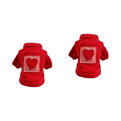 ABOOFAN 2St welpen Pullover hundemantel Haustier Weihnachten weihnachtsmann kostüm Welpen-Outfits Strickkleidung Kleidung Winterkleidung für Haustiere Haustier Katze ABOOFAN 2St welpen Pullover hundemantel Haustier Weihnachten weihnachtsmann kostüm Welpen-Outfits Strickkleidung Kleidung Winterkleidung für Haustiere Haustier Katze von ABOOFAN