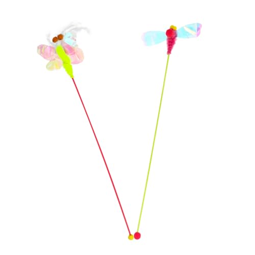 ABOOFAN 2st Caterpillar Cat Teaser Hundespielzeug Im Freien Spielen Haustier-kätzchen-Teaser-Stick Katzen Zauberstab Spielzeug Kätzchen-stäbchen Katzenstäbe Die Katze Plastik Federstock ABOOFAN 2st Caterpillar Cat Teaser Hundespielzeug Im Freien Spielen Haustier-kätzchen-Teaser-Stick Katzen Zauberstab Spielzeug Kätzchen-stäbchen Katzenstäbe Die Katze Plastik Federstock von ABOOFAN