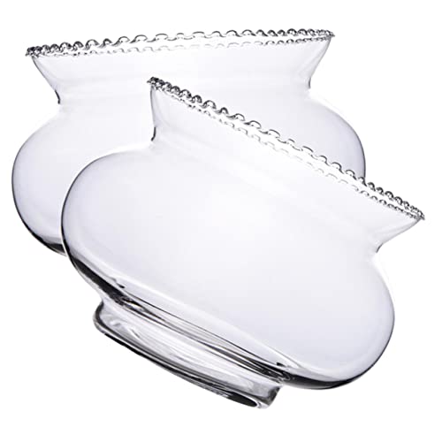 ABOOFAN Einfache Fischschale Glasschale Große Fischschale für Zuhause Büro Dekoration Runde Glasschale ABOOFAN Einfache Fischschale Glasschale Große Fischschale für Zuhause Büro Dekoration Runde Glasschale von ABOOFAN