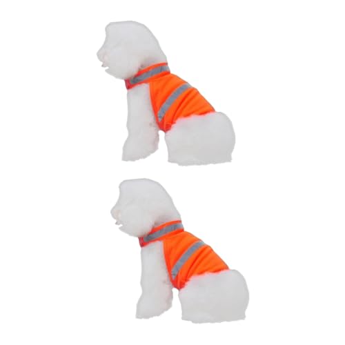 ABOOFAN 2stücke Hundeweste Reflektierend Hochsichtbar Atmungsaktiv Fluoreszierendes Orange s Für Sicheres Spazieren Laufen Wandern Für Outdoor-Abenteuer Erhöhte Sichtbarkeit ABOOFAN 2stücke Hundeweste Reflektierend Hochsichtbar Atmungsaktiv Fluoreszierendes Orange s Für Sicheres Spazieren Laufen Wandern Für Outdoor-Abenteuer Erhöhte Sichtbarkeit von ABOOFAN