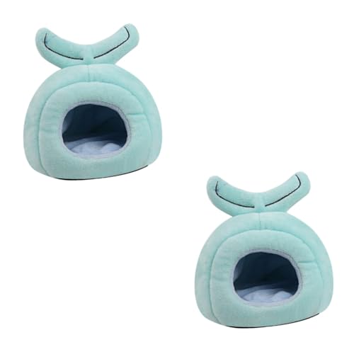 ABOOFAN 2 Stücke Meerschweinchen Bett Plüsch Hamster Nest Höhle Bett Für Haustiere Warme Bequeme Hause von ABOOFAN