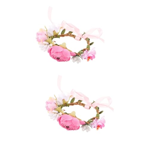 ABOOFAN 2st Haustierhalsband Blumen Katzenhalsband Florale Halskette Kätzchenhalsband Zartes Hundehalsband Blumen-katzenhalsband-dekor Zartes Welpenhalsband Niedlich Stoff von ABOOFAN