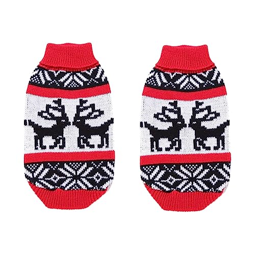 ABOOFAN 2 Kleine -Outfits Hundepullover Für Kleine Halloween- Weihnachtsmann-Pullover -Weihnachts-Outfit Haustier-Party-Kostüm Haustier-Rollkragenpullover ABOOFAN 2 Kleine -Outfits Hundepullover Für Kleine Halloween- Weihnachtsmann-Pullover -Weihnachts-Outfit Haustier-Party-Kostüm Haustier-Rollkragenpullover von ABOOFAN