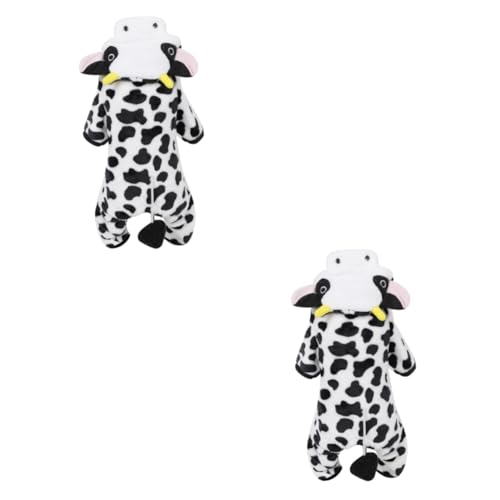 ABOOFAN 2 Stücke Kuh Kostüme Für Hunde Haustier Outfit Hund Overall Modische Warme Haustier Kleidung Für Halloween ABOOFAN 2 Stücke Kuh Kostüme Für Hunde Haustier Outfit Hund Overall Modische Warme Haustier Kleidung Für Halloween von ABOOFAN