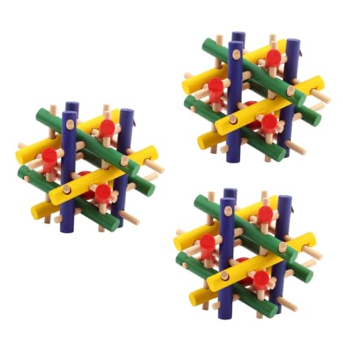 ABOOFAN 3 Stücke Holz Vogel Papagei Spielzeug Papagei Kauen Spielzeug Sicher Kuscheln Knochen Für Nymphensittiche Sittiche ABOOFAN 3 Stücke Holz Vogel Papagei Spielzeug Papagei Kauen Spielzeug Sicher Kuscheln Knochen Für Nymphensittiche Sittiche von ABOOFAN