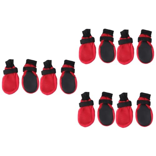 ABOOFAN 3 Sets Schutzschuhe Für Hunde Netz-hundestiefel Für Den Außenbereich Pfotenschutz ABOOFAN 3 Sets Schutzschuhe Für Hunde Netz-hundestiefel Für Den Außenbereich Pfotenschutz von ABOOFAN