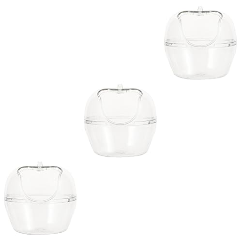 ABOOFAN 3 STK Hamsterbad Sandbadbehälter für Hamster Schlafnest für Haustiere Badewanne Toilette für kleine Haustiere Badebehälter für kleine Haustiere EIN Bad nehmen Container Sandkasten ABOOFAN 3 STK Hamsterbad Sandbadbehälter für Hamster Schlafnest für Haustiere Badewanne Toilette für kleine Haustiere Badebehälter für kleine Haustiere EIN Bad nehmen Container Sandkasten von ABOOFAN