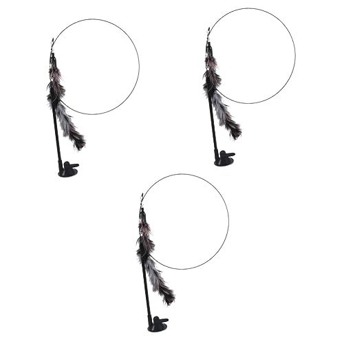 ABOOFAN 3St Katzenspielzeug Katzenstäbe mit Saugnapf Kätzchenspielzeug für Wohnungskatzen Spielzeuge Saugspielzeug Teaser Zauberstab für Katzen Haustier Katzenstock Angeln necken Stock pp ABOOFAN 3St Katzenspielzeug Katzenstäbe mit Saugnapf Kätzchenspielzeug für Wohnungskatzen Spielzeuge Saugspielzeug Teaser Zauberstab für Katzen Haustier Katzenstock Angeln necken Stock pp von ABOOFAN