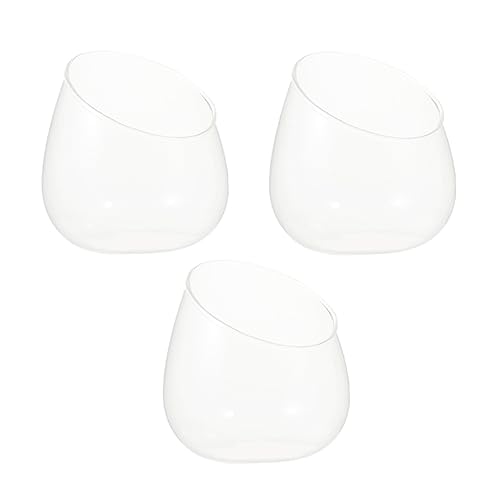 ABOOFAN 3 Stück schräge Glasflasche Pflanzenterrarium Landschaft Terrarium Aquarium groß bescherung Weihnachten weinachtsgeschenk klare Schale zur Dekoration Sukkulenten-Terrarium aus Glas ABOOFAN 3 Stück schräge Glasflasche Pflanzenterrarium Landschaft Terrarium Aquarium groß bescherung Weihnachten weinachtsgeschenk klare Schale zur Dekoration Sukkulenten-Terrarium aus Glas von ABOOFAN