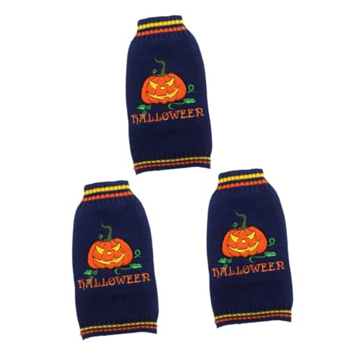 ABOOFAN 3St Strickpullover Hund kürbis Mantel Halloween-Katzenanzug warme Pullover Halloween-Hundekostü Kleiner Hundepullover Haustierkleidung Warmes Kostü für Hund Dämon Hundekleidung ABOOFAN 3St Strickpullover Hund kürbis Mantel Halloween-Katzenanzug warme Pullover Halloween-Hundekostü Kleiner Hundepullover Haustierkleidung Warmes Kostü für Hund Dämon Hundekleidung von ABOOFAN
