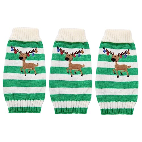 ABOOFAN 3st Gestrickter Pullover Für Haustiere Kleidung Für Katzen Kleine Welpenkleidung Für ädchen Katzenpullover Santa Hundekostü Ropa para Gatos Hundekleidung Herbst Und Winter ABOOFAN 3st Gestrickter Pullover Für Haustiere Kleidung Für Katzen Kleine Welpenkleidung Für ädchen Katzenpullover Santa Hundekostü Ropa para Gatos Hundekleidung Herbst Und Winter von ABOOFAN