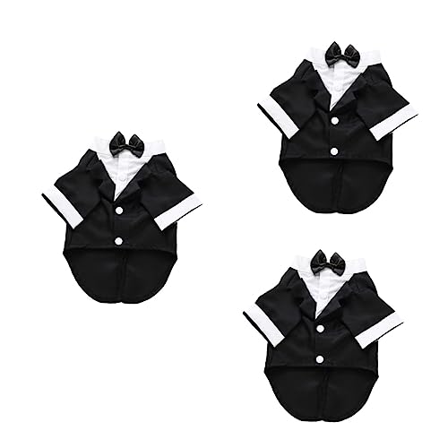 ABOOFAN 3 Stücke Haustier Kleidung Für Hunde Hund Fliege Anzug Welpen Formale Kleid Stilvolle Haustier Bekleidung ABOOFAN 3 Stücke Haustier Kleidung Für Hunde Hund Fliege Anzug Welpen Formale Kleid Stilvolle Haustier Bekleidung von ABOOFAN