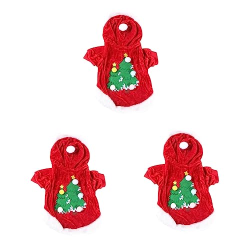 ABOOFAN 3st Welpe Weihnachtlicher Hundemantel Weihnachtsmann-Hoodie ädchen-weihnachtsmann-Outfit Hundeweihnachtskleidung Hunde-Weihnachts-Outfit Partyhund Pullover Ältere Großer Hund ABOOFAN 3st Welpe Weihnachtlicher Hundemantel Weihnachtsmann-Hoodie ädchen-weihnachtsmann-Outfit Hundeweihnachtskleidung Hunde-Weihnachts-Outfit Partyhund Pullover Ältere Großer Hund von ABOOFAN