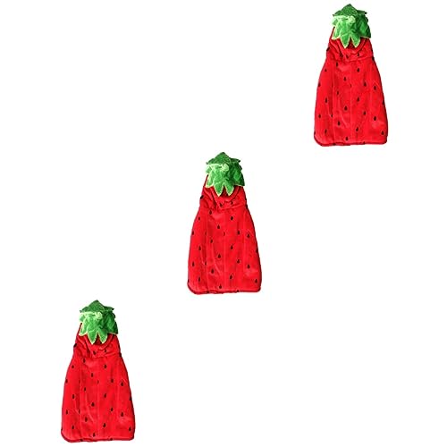 ABOOFAN 3st Hundeerdbeerkleidung Halloween-kostüme Für Katzen Katzenkostüme Erdbeer-hundekostüm Hündchen-Weihnachts-Outfit Rotes Kapuzenshirt Haustier-Pullover Erdbeere Haustier-Outfit ABOOFAN 3st Hundeerdbeerkleidung Halloween-kostüme Für Katzen Katzenkostüme Erdbeer-hundekostüm Hündchen-Weihnachts-Outfit Rotes Kapuzenshirt Haustier-Pullover Erdbeere Haustier-Outfit von ABOOFAN