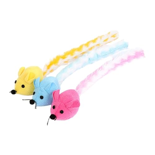 ABOOFAN 3-teiliges Katzenspielzeug, bunt, langer Schwanz ABOOFAN 3-teiliges Katzenspielzeug, bunt, langer Schwanz von ABOOFAN