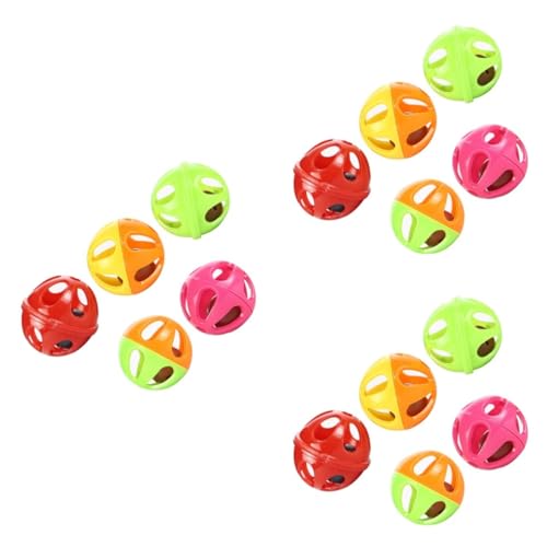 ABOOFAN 30 Stück Kunststoff-Rasselbälle Mit Glöckchen-Spielzeug Katzenbälle Mit Glöckchen Katzenspielzeug Katzen-Glöckchen Katze Mit Glöckchen Spielzeug Aus Kunststoff Glöckchen ABOOFAN 30 Stück Kunststoff-Rasselbälle Mit Glöckchen-Spielzeug Katzenbälle Mit Glöckchen Katzenspielzeug Katzen-Glöckchen Katze Mit Glöckchen Spielzeug Aus Kunststoff Glöckchen von ABOOFAN