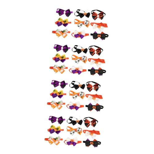 ABOOFAN 36 Stück Haustier-Fliege Halloween-Kätzchenhalsband Katzenfliege Party-Welpenhalsband Hundefliege Glöckchen Katzenhalsbänder Dekorative Welpenhalsbänder Fliegen Für Hunde von ABOOFAN
