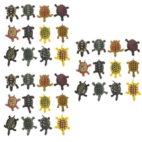 ABOOFAN 36 STK Simulierte Schildkröte Lernspielzeug Für Kinder Schildkröten-Modell Schildkrötenfigur Aus Kunstharz Simulationsschildkröte Aquarium-dekor Zubehör Meeresschildkröte Plastik von ABOOFAN
