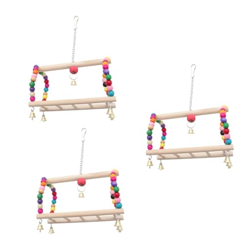 ABOOFAN 3 Stücke Papagei Spielzeug Schaukel Brücke Hängen Spielzeug Holz Perlen Für Vögel Wie ABOOFAN 3 Stücke Papagei Spielzeug Schaukel Brücke Hängen Spielzeug Holz Perlen Für Vögel Wie von ABOOFAN
