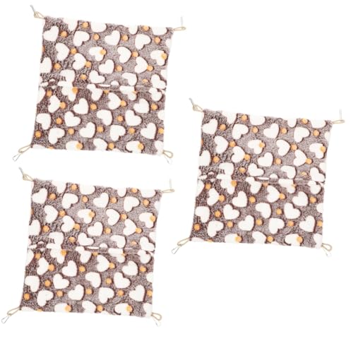 ABOOFAN Warmer Schlafsack 3st Hamster Hängematte Schlafsack Umschlag Plüsch Haustiermatte Hamster-Hängematte ABOOFAN Warmer Schlafsack 3st Hamster Hängematte Schlafsack Umschlag Plüsch Haustiermatte Hamster-Hängematte von ABOOFAN