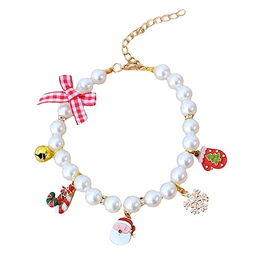 ABOOFAN 4 Stück kristall hundehalsband Katzenhalsband abbrechen Welpenschmuck Halsketten eine Halskette Hundezubehör Welpenhalsband Karikatur schmücken Hundebedarf Perle Legierung von ABOOFAN