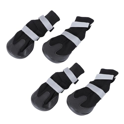 ABOOFAN 4 Stück Hundeschuhe Wanderschuhe Der Hund ABOOFAN 4 Stück Hundeschuhe Wanderschuhe Der Hund von ABOOFAN