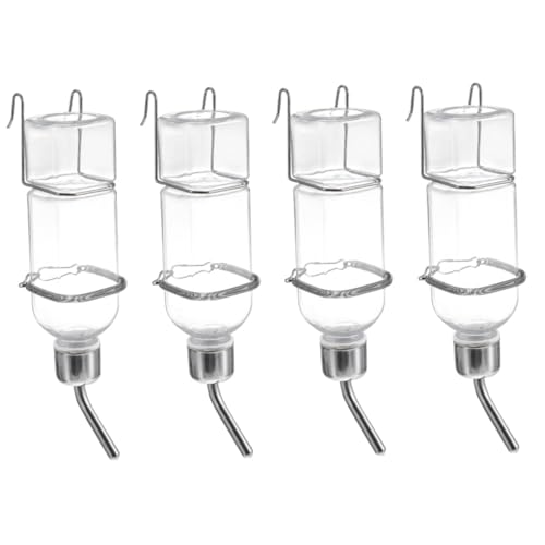 ABOOFAN 4 Stück Kaninchentrinker Hamster trinkflasche Hasen wasserspender nagetier trinkflasche Käfigzubehör hängend Wasserzufuhr Wasserbehälter Wasserflasche Lebensmittel Rostfreier Stahl ABOOFAN 4 Stück Kaninchentrinker Hamster trinkflasche Hasen wasserspender nagetier trinkflasche Käfigzubehör hängend Wasserzufuhr Wasserbehälter Wasserflasche Lebensmittel Rostfreier Stahl von ABOOFAN