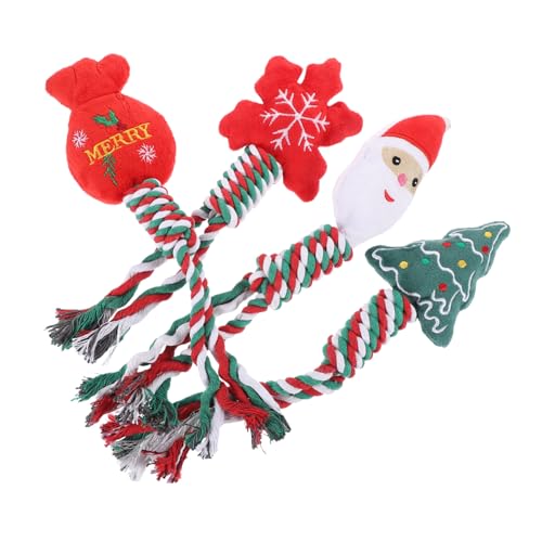 ABOOFAN Kauspielzeug Für Hunde Weihnachtsspielzeug-Set Für Haustiere Tragbares Zahnungsspielzeug Für Hunde Lustiges Knotendesign Kauspielzeug Für Den Haushalt ABOOFAN Kauspielzeug Für Hunde Weihnachtsspielzeug-Set Für Haustiere Tragbares Zahnungsspielzeug Für Hunde Lustiges Knotendesign Kauspielzeug Für Den Haushalt von ABOOFAN