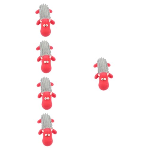 ABOOFAN 5-teiliges Quietschspielzeug Für Hunde Aus Latex Interaktiv Und Unterhaltsam Tragbares Welpenspielzeug Mentales Spielzeug ABOOFAN 5-teiliges Quietschspielzeug Für Hunde Aus Latex Interaktiv Und Unterhaltsam Tragbares Welpenspielzeug Mentales Spielzeug von ABOOFAN