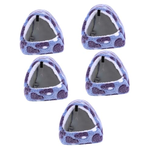 ABOOFAN Warmer Schlafsack 5st Hängematte Für Hamster Schlafsack Chinchilla Flanell Baumwolle Wandbehang Hamster-Hängematte von ABOOFAN