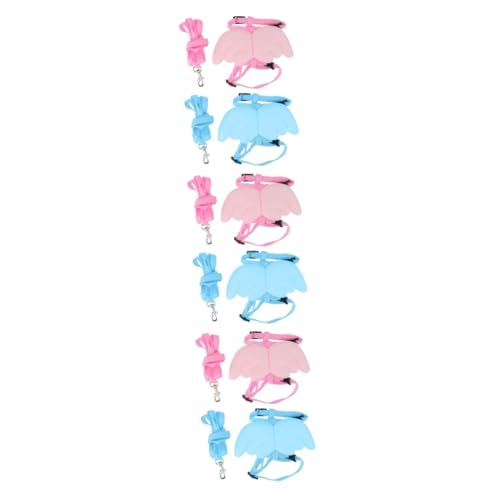 ABOOFAN 6 Sets Bunny und Set für Spaziergang Haustier Seil Zugseil Design Helle von ABOOFAN