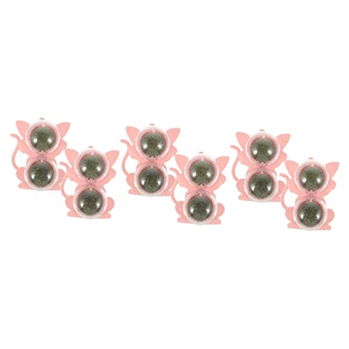 ABOOFAN 6 STK Katzenspielzeug 2-in-1-Katzenminze-Kugeln Spielzeuge Mini Twerking-Spielzeug Anlage Katze Geschenk Katzenminze Ball für Katze 2 in 1 Katzenminze Bälle Haustier Katze Kätzchen von ABOOFAN