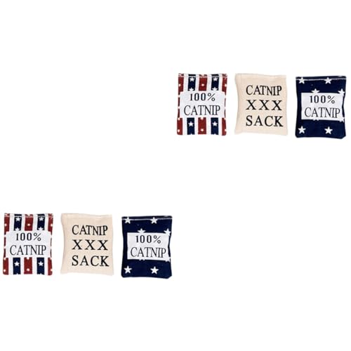 ABOOFAN 6 STK Katzenminze-Sack-Spielzeug Spielzeuge Pflanzschalen Nachfüllpackung für Katzenminze Katzen-Nip-Sack Katzenminze-Beutel Haustier Katzenspielzeug Beißbeutel ABOOFAN 6 STK Katzenminze-Sack-Spielzeug Spielzeuge Pflanzschalen Nachfüllpackung für Katzenminze Katzen-Nip-Sack Katzenminze-Beutel Haustier Katzenspielzeug Beißbeutel von ABOOFAN