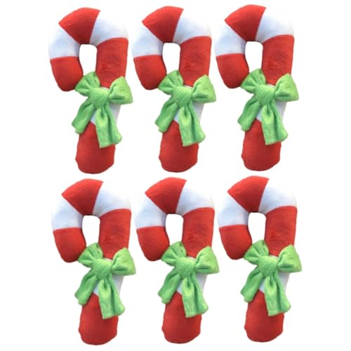ABOOFAN 6 STK gefüllter Hündchenplüsch Kauspielzeug für Hunde zu Weihnachten de porristas Plüschtier Haustier weihnachtssocken Sound-Spielzeug für Hunde Pommern Zuckerstange Füllstoff ABOOFAN 6 STK gefüllter Hündchenplüsch Kauspielzeug für Hunde zu Weihnachten de porristas Plüschtier Haustier weihnachtssocken Sound-Spielzeug für Hunde Pommern Zuckerstange Füllstoff von ABOOFAN