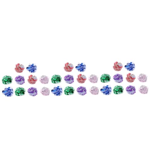 ABOOFAN 60 STK Katzenring Papierball Spitzenball Kätzchen lustiges Katzenspielzeug Spielzeuge Knisterbälle für Katze Katzenspielzeugbälle singen Rasselkugel Haustierzubehör Spielzeugball ABOOFAN 60 STK Katzenring Papierball Spitzenball Kätzchen lustiges Katzenspielzeug Spielzeuge Knisterbälle für Katze Katzenspielzeugbälle singen Rasselkugel Haustierzubehör Spielzeugball von ABOOFAN