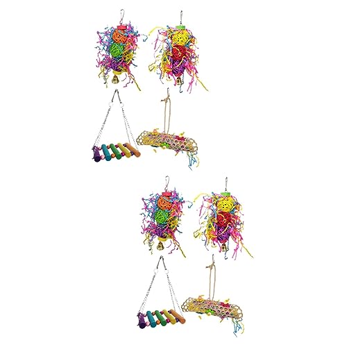 ABOOFAN 8 STK Vogelschaukelspielzeug Spielzeug zum Zerkleinern von Vögeln Spielzeuge Vogelbissspielzeug Papagei Anhänger Spielzeug kauen Nahrungssuche Spielzeug zum Aufhängen die Schaukel ABOOFAN 8 STK Vogelschaukelspielzeug Spielzeug zum Zerkleinern von Vögeln Spielzeuge Vogelbissspielzeug Papagei Anhänger Spielzeug kauen Nahrungssuche Spielzeug zum Aufhängen die Schaukel von ABOOFAN