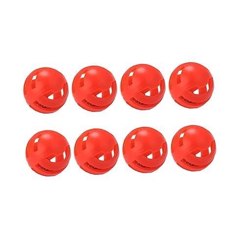 ABOOFAN 8st Hundeklingelball Kätzchen, Das Spielzeug Spielt Pet Training Ball Spielzeug Katzenjagd Rassel Spielzeug Katze Jingle Ball Spielzeug Kleines Haustier Jagt Ball Blitz Katzenball von ABOOFAN