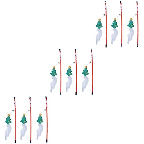 ABOOFAN 9 STK Weihnachtskatze Teaser Spielzeug Plüsch-welpenspielzeug Kätzchen Zauberstab Spielzeug Hund Interaktiver Verfolger Hunde Beißendes Spielzeug Haustier Ältere Trainingsstock ABOOFAN 9 STK Weihnachtskatze Teaser Spielzeug Plüsch-welpenspielzeug Kätzchen Zauberstab Spielzeug Hund Interaktiver Verfolger Hunde Beißendes Spielzeug Haustier Ältere Trainingsstock von ABOOFAN