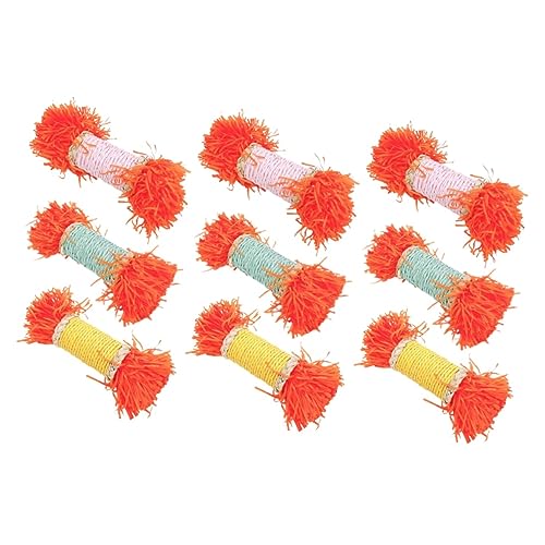 ABOOFAN 3sets Pet Molaren Spielzeug Papier Rohr Hamster Meerschweinchen Papagei Eichhörnchen Vogel Ratte 3 Stücke * 3 von ABOOFAN