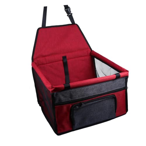 ABOOFAN Auto Haustiermatte Sitzerhöhung tragbares hundeauto Kleiner hundeautositz Reise-Booster Autotasche für Hunde Autositz für Hunde welpenautositz erhöhen Wagen Reisen 900D Mattes Tuch von ABOOFAN