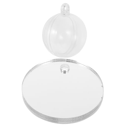 ABOOFAN Betta Trainingsspiegel mit Schwimmendem Kugeldesign Doppelseitiger Acrylspiegel für Aquarium Dekorativer Langlebiger Fischspiegel Geeignet für Süß und von ABOOFAN
