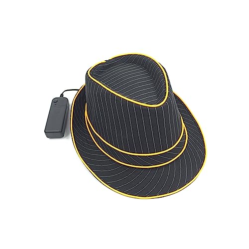 ABOOFAN Blitzhut Tailliert Fedora Für Männer Jazz-Hut Herrenhüte Kleiderhüte Für Männer Beleuchteter Cowboyhut Hut Aufleuchten Geführter Jazzhut Damen Blinkt Kleidung ABOOFAN Blitzhut Tailliert Fedora Für Männer Jazz-Hut Herrenhüte Kleiderhüte Für Männer Beleuchteter Cowboyhut Hut Aufleuchten Geführter Jazzhut Damen Blinkt Kleidung von ABOOFAN