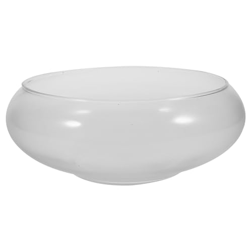 ABOOFAN Glas Runde Aquarium Fisch Schüssel Vase Hydrokultur Blumentopf Für Home Office von ABOOFAN